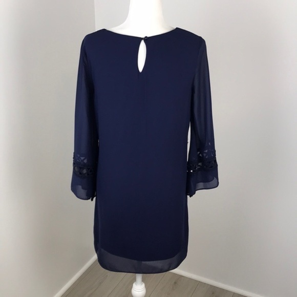 A.n.a. Blue Double Layered Tank Dress Size S - Picture 4 of 5